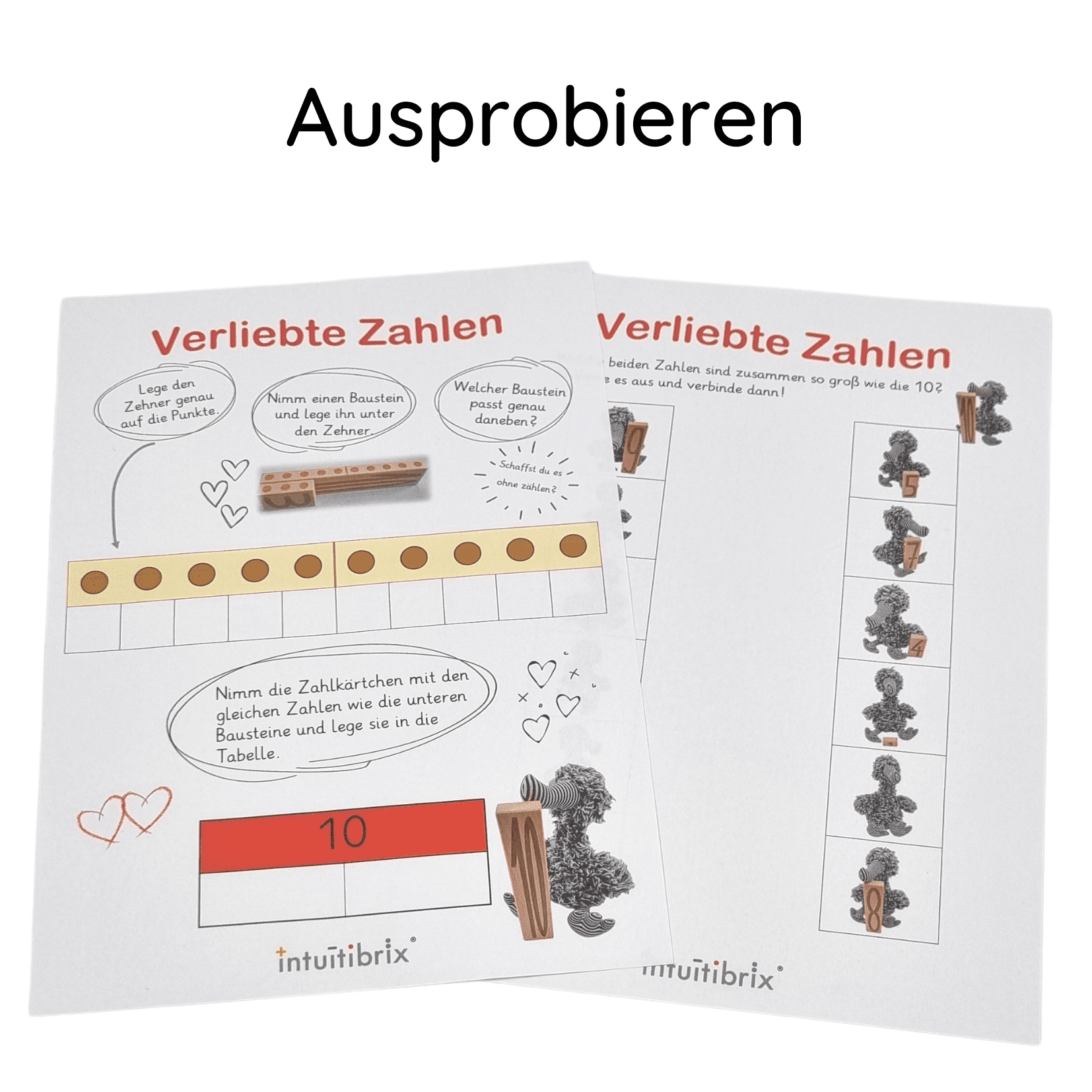 Download: Aufgaben zu den "Verliebten Zahlen"