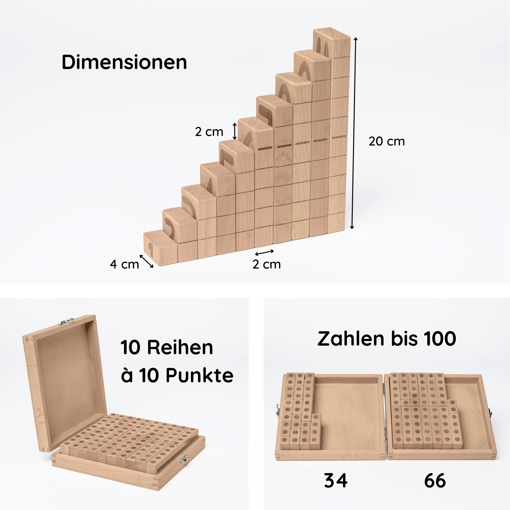 Original intuitibrix Zahlenbausteine (B-Ware)